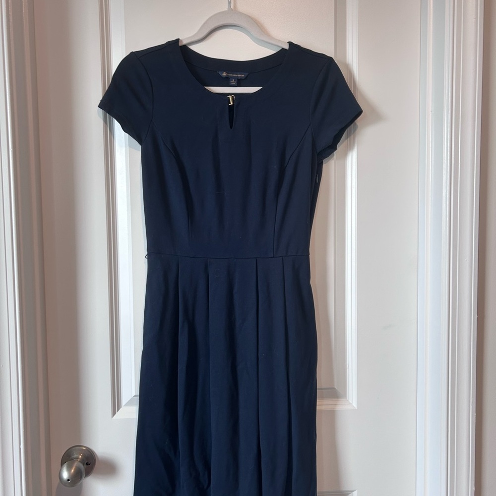 Brooks Brothers Classic Navy Midi Dress